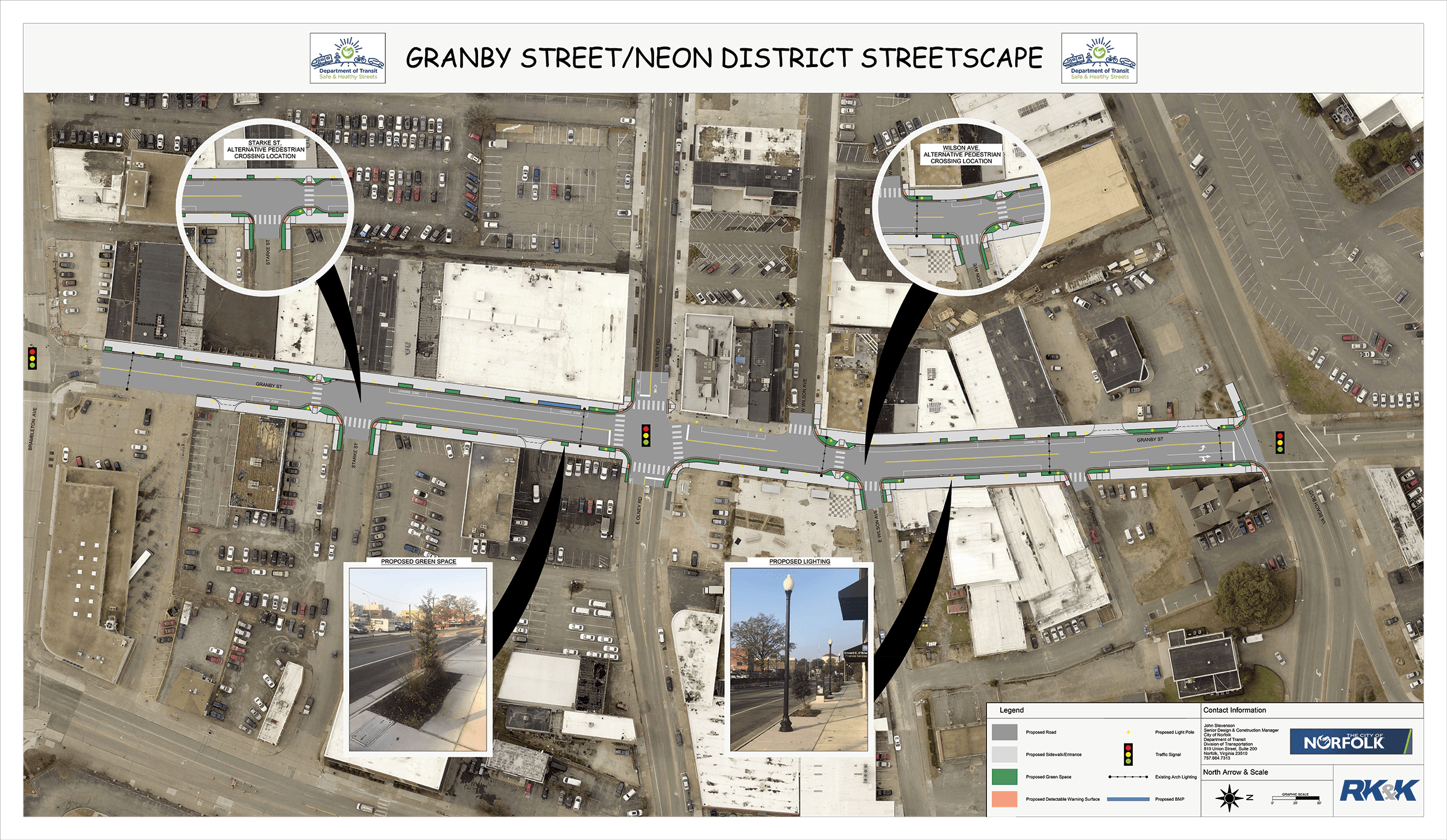 NEON District Streetscaping Project | City of Norfolk, Virginia